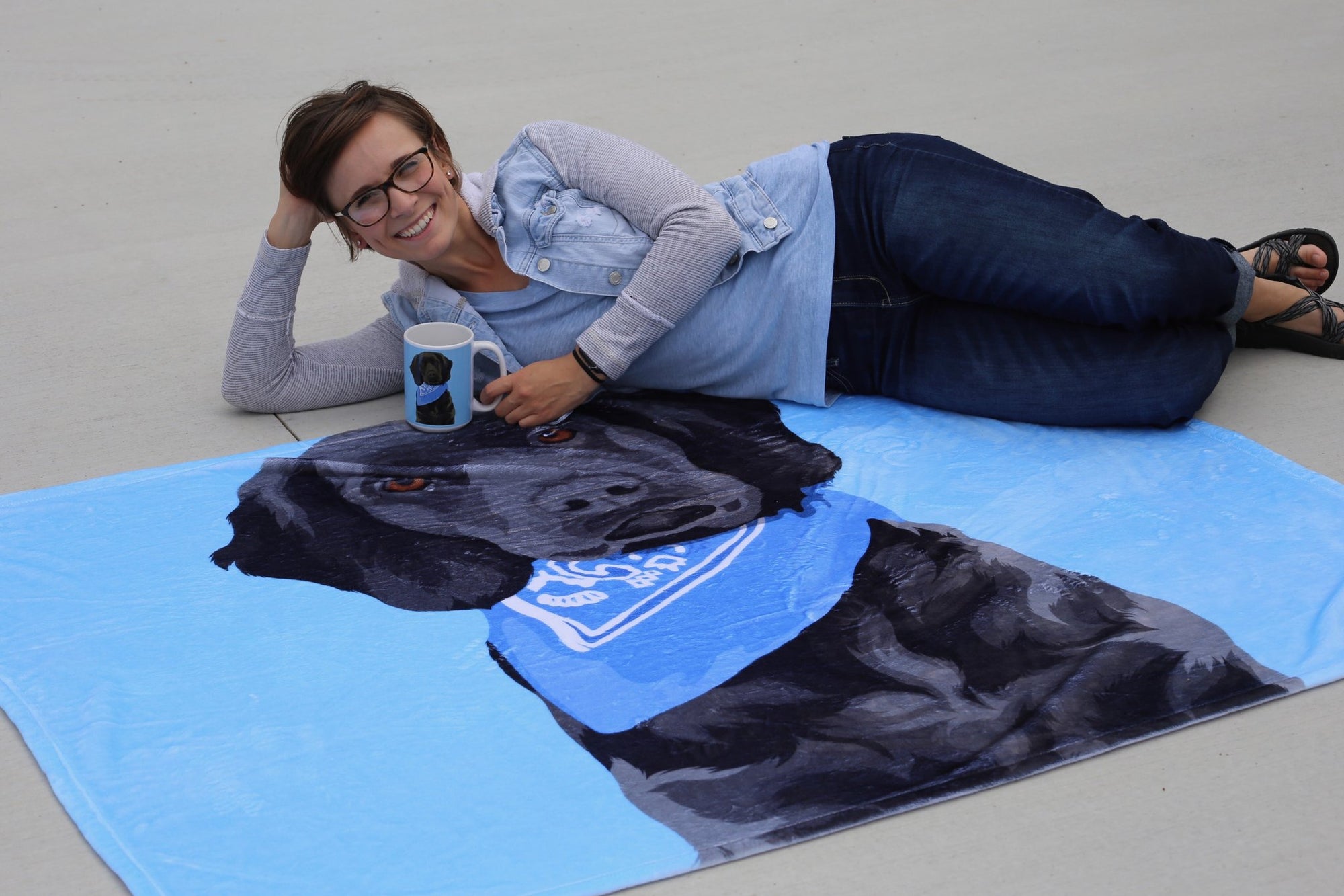 Custom Pet Fleece Blanket