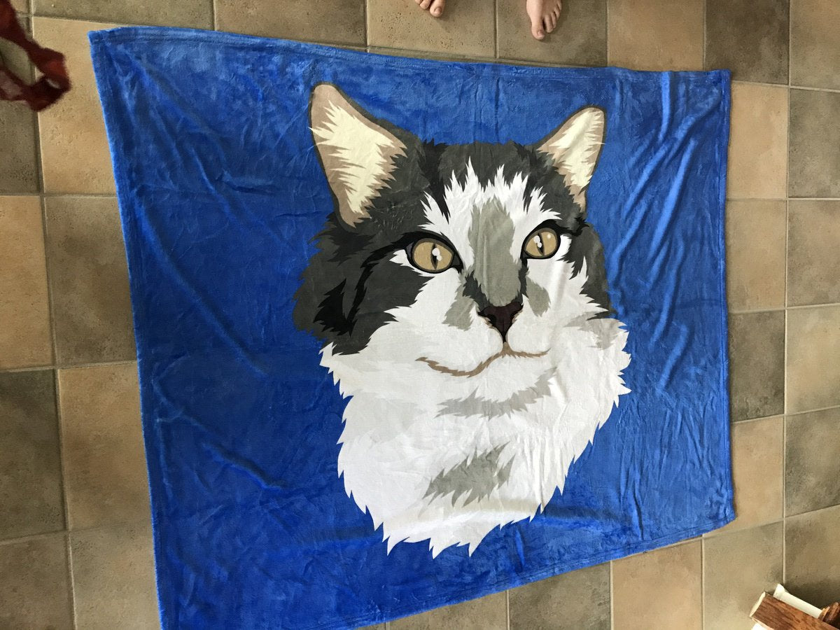 Custom Pet Fleece Blanket