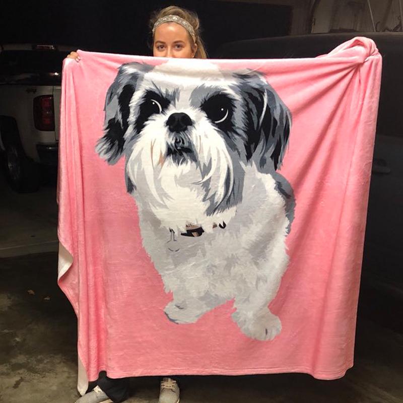 Custom Pet Fleece Blanket